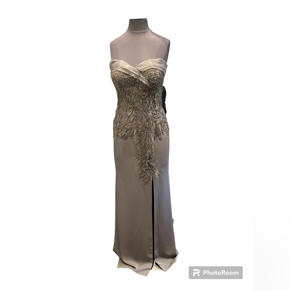 MONTAGE BY MON CHERI Gray Dress Size 8
